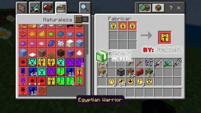 Крафт предметов дополнения