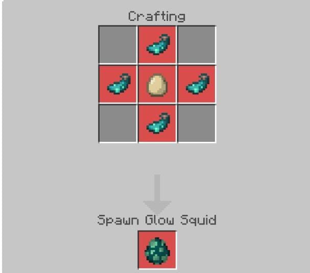 Создание яйца спауна Светящегося кальмара