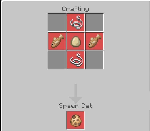 Создание яйца спауна Кота