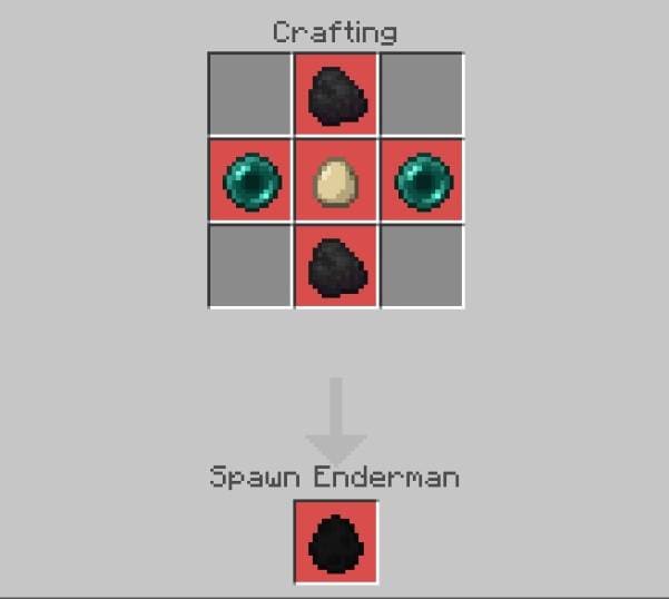 Создание яйца спауна Эндермена