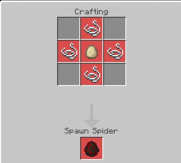 Создание яйца спауна Паука