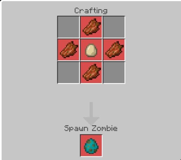 Создание яйца спауна Зомби