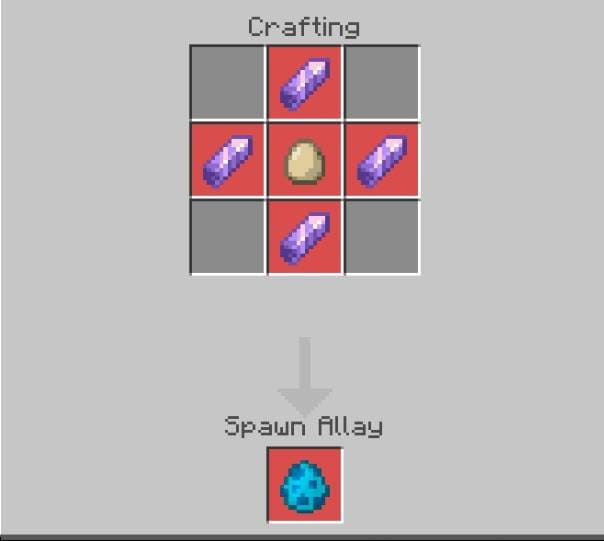 Создание яйца спауна Элея