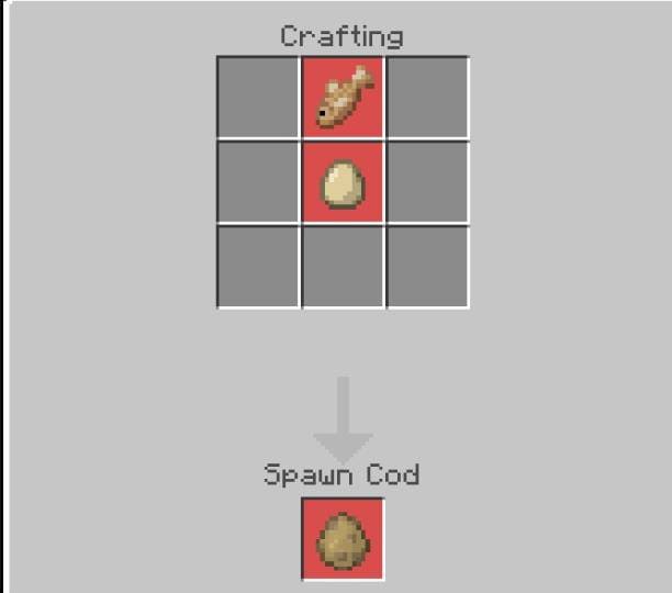 Создание яйца спауна Трески