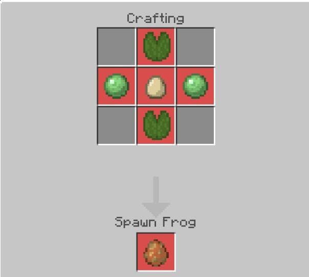 Создание яйца спауна Лягушки