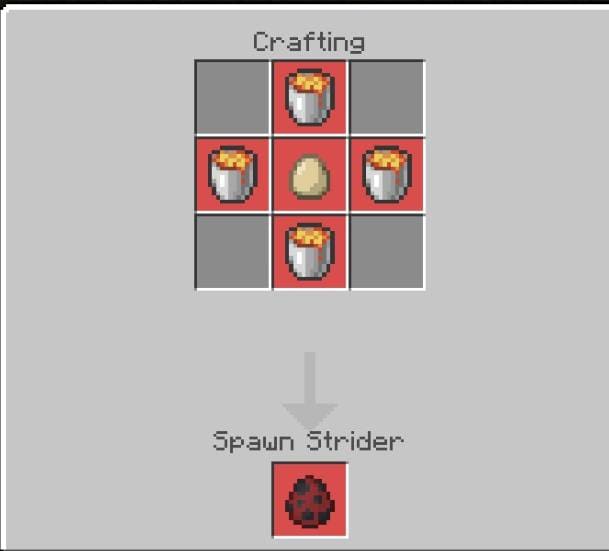 Создание яйца спауна Страйдера