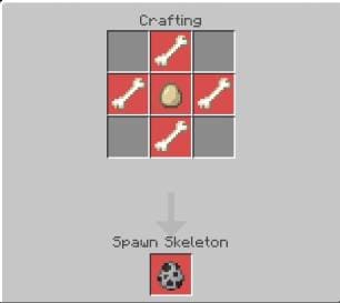 Создание яйца спауна Скелета