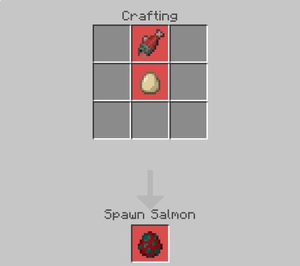 Создание яйца спауна Лосося