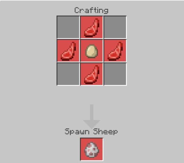 Создание яйца спауна Овцы