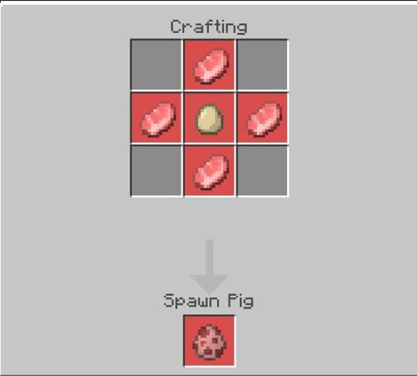 Создание яйца спауна Свиньи