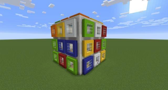 Цветной домик вид спереди