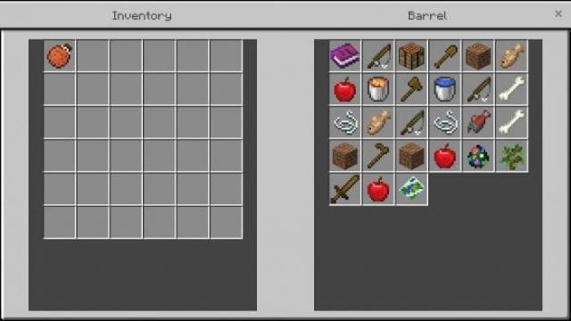 Инвентарь игрока