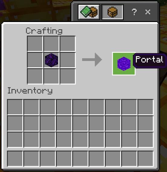 Крафт портала