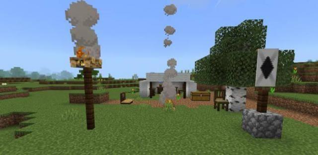 Небольшой лагерь игрока