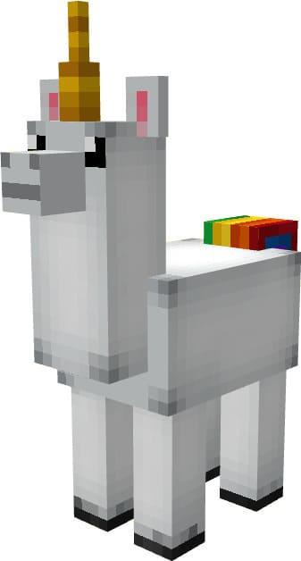 Лама-единорог