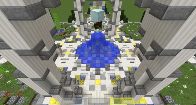 Маленький фонтанчик вид внутри 2