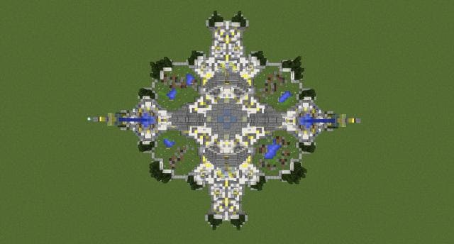 Маленький фонтанчик вид сверху