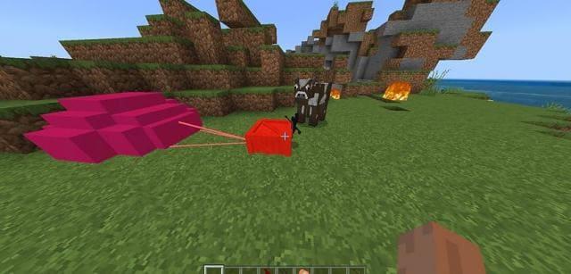 Коробка на парашюте