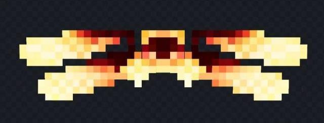 Раскрытые огненные элитры