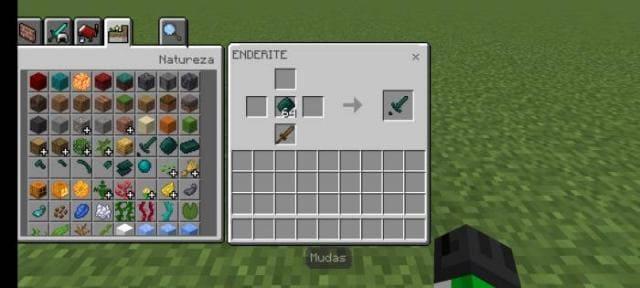 Эндеритовый наконечник меча