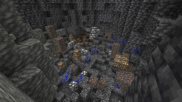 Множество видов руды