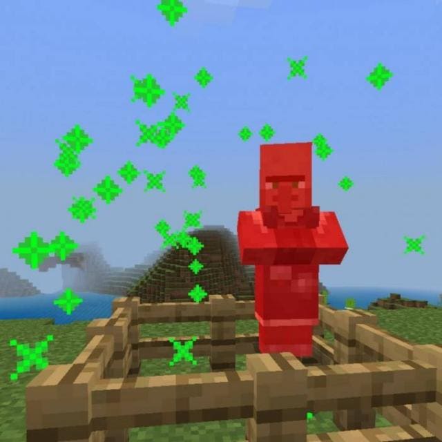 Зеленые частицы