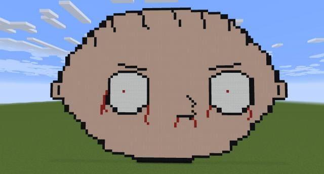 Кровавый Стьюи вид сзади