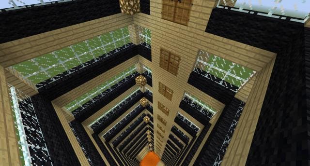 Высокая башня вид внутри 3