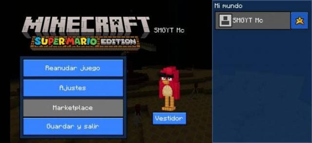 Меню паузы в стиле игры Марио