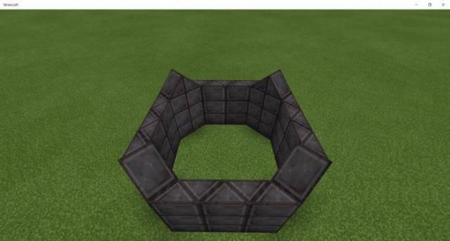 Структура из черных блоков