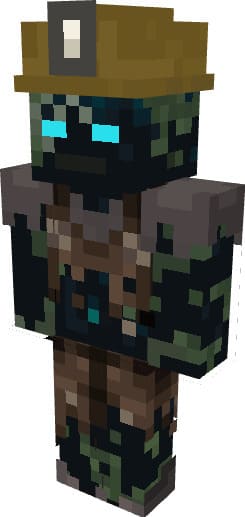 Зараженный зомби-шахтер