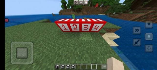 Красные блоки с цифрами