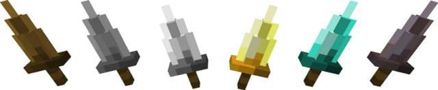 Кинжалы из разных материалов