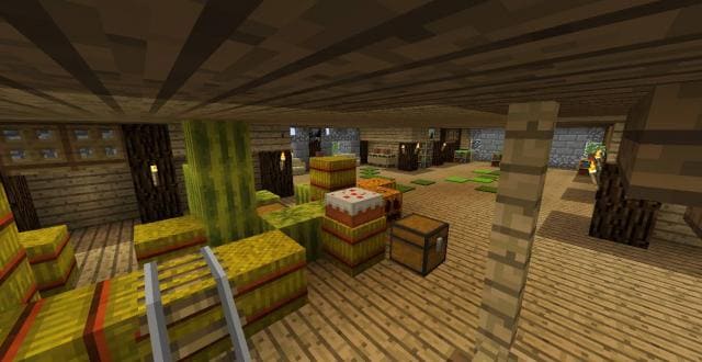 Старый дом вид внутри 2