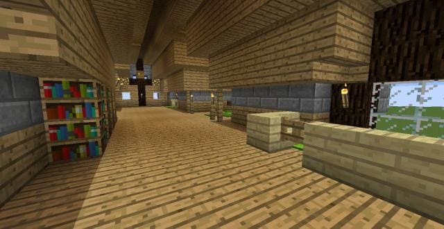 Старый дом вид внутри 3