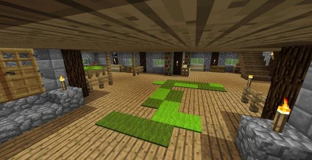 Старый дом вид внутри