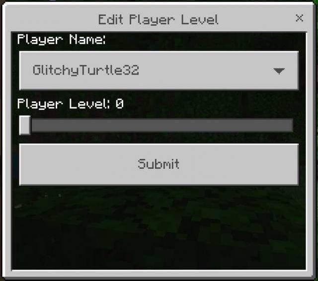 Изменение уровня игрока