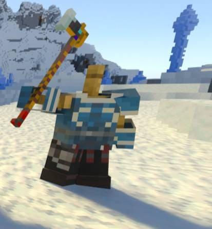 Левиафан на стойке для брони