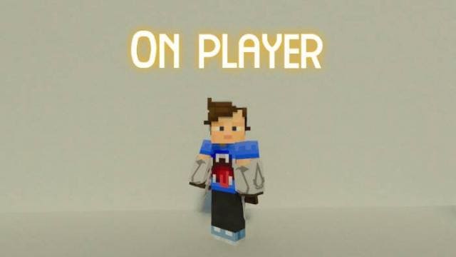 Спрятанные клинки на игроке