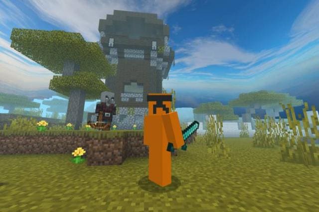 Разбойник напротив игрока