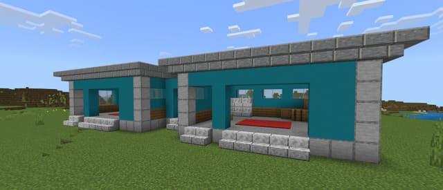 Синие домики