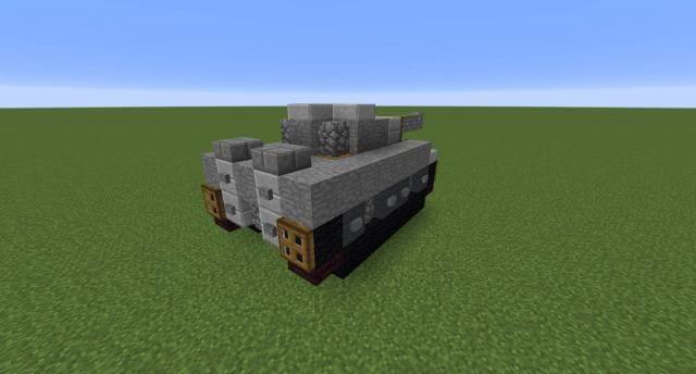 Танк Тигр вид сзади