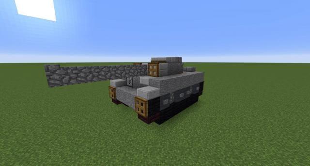 Танк Тигр вид спереди