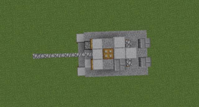 Танк Тигр вид сверху