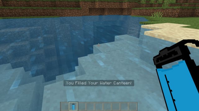 Пополнение бутылки водой