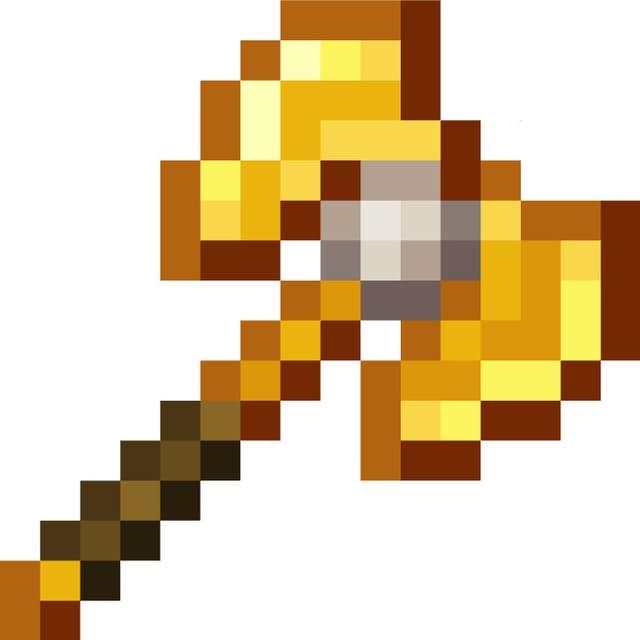 Древний золотой боевой топор