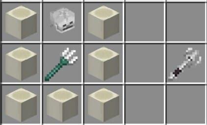 Костяной трезубец рецепт