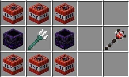 Взрывной трезубец крафт