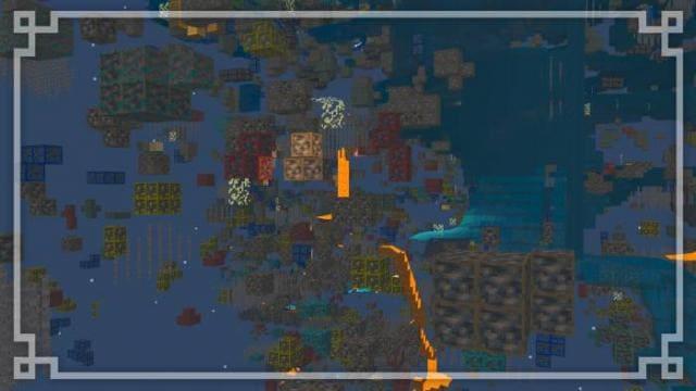 Видимость сквозь блоки в Верхнем Мире