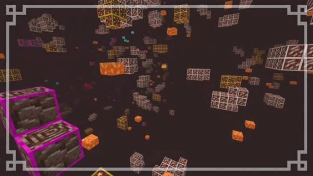 Видимость сквозь блоки в Нижнем Мире